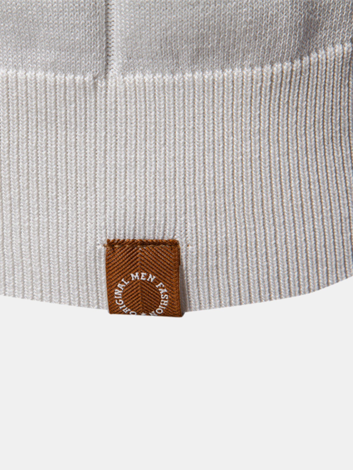 Strick Polohemd mit Kontrastbesatz und Reißverschluss