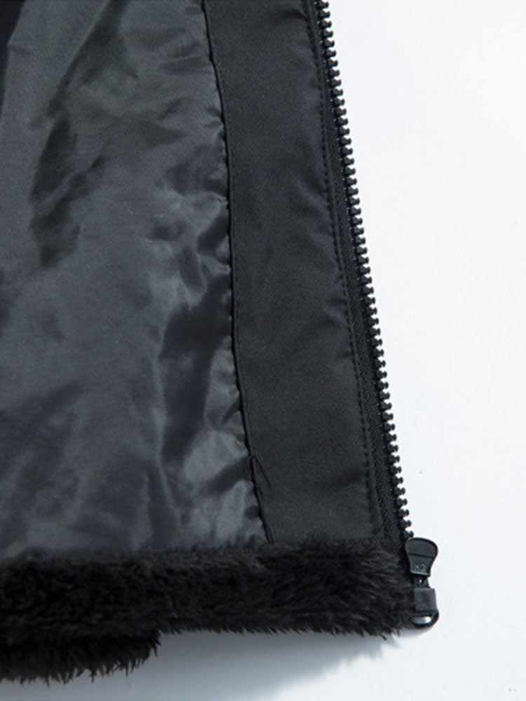 Teddy Fleece Kapuzenjacke