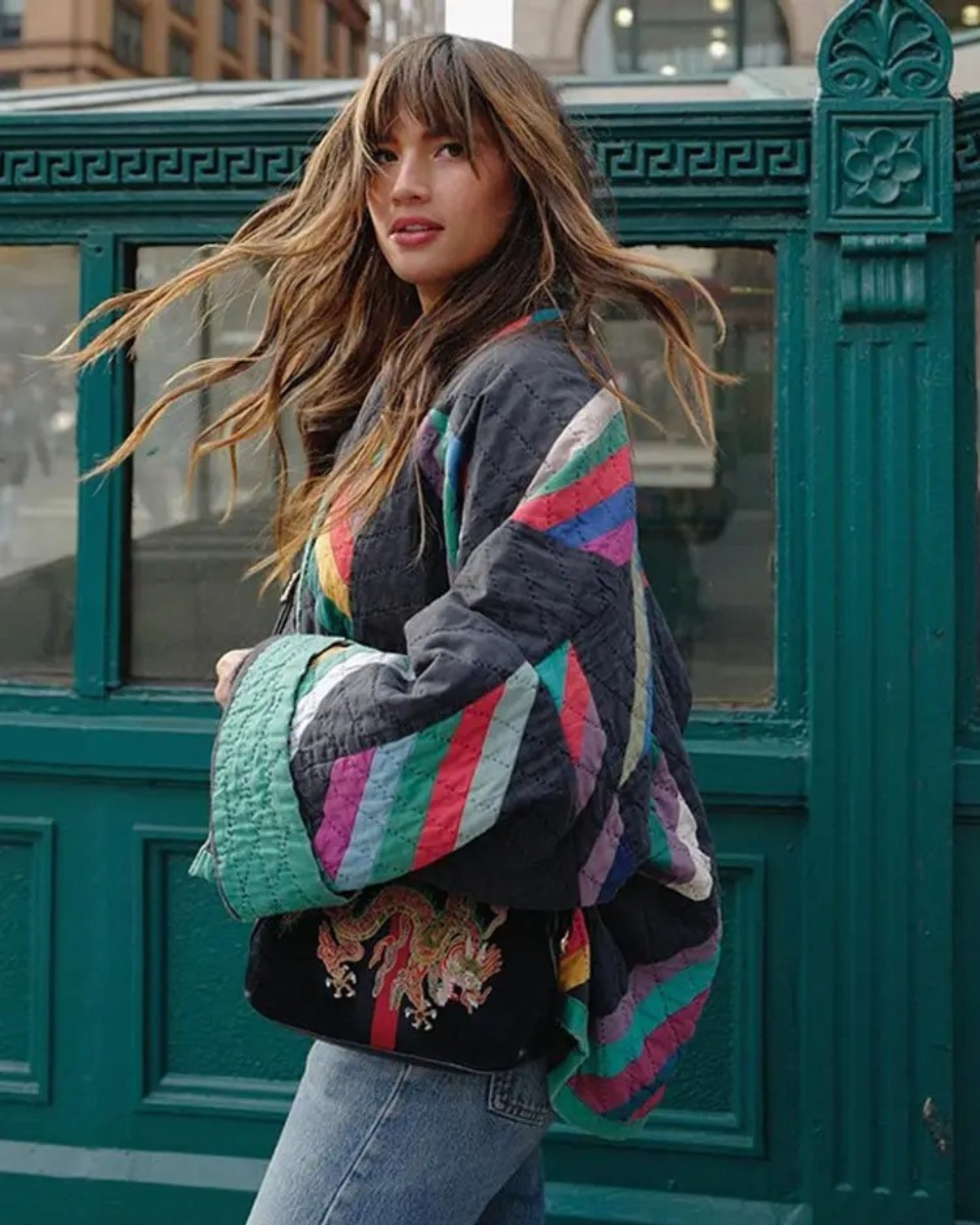 Mikki | Retro Steppjacke im Oversized-Stil