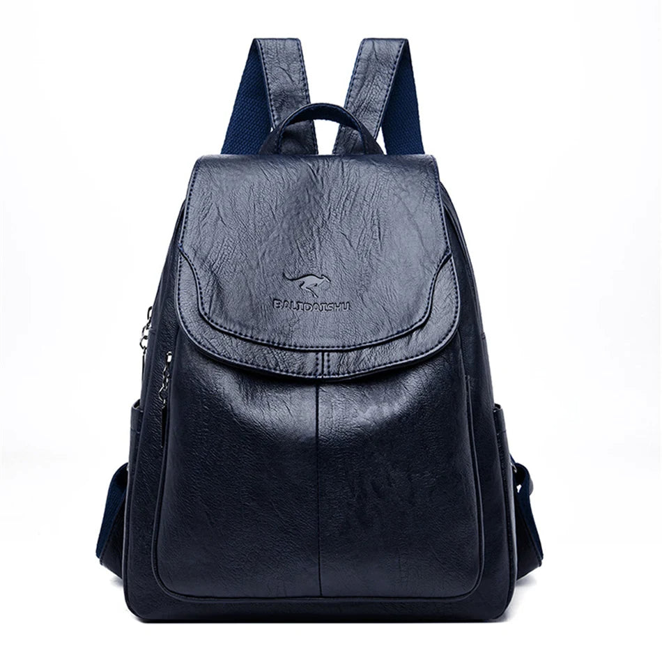 Olivia - Sicherer Leder-Rucksack