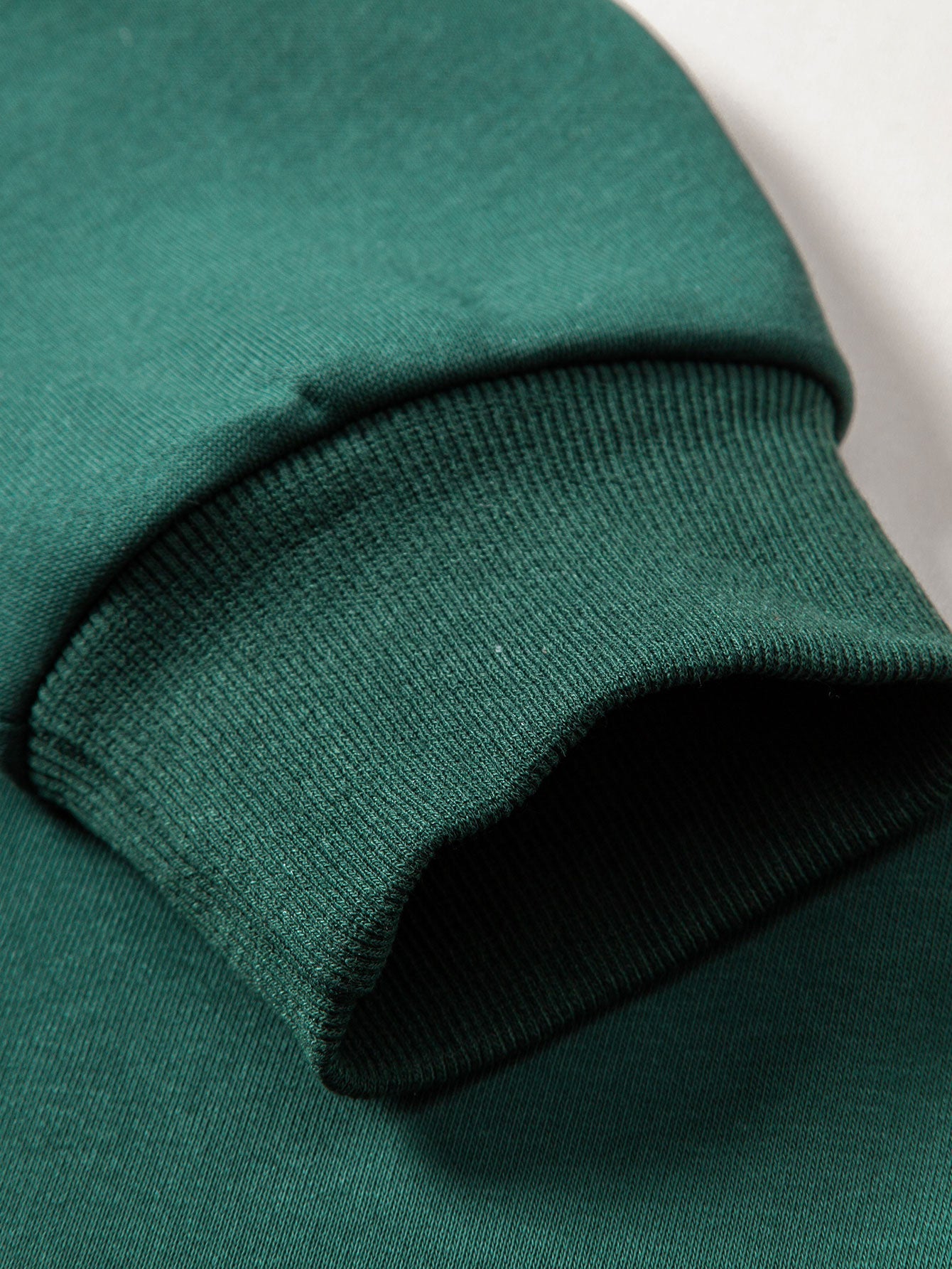 Relaxed Fit Milano Print Contrast Color Quarter Zip Sweatshirt