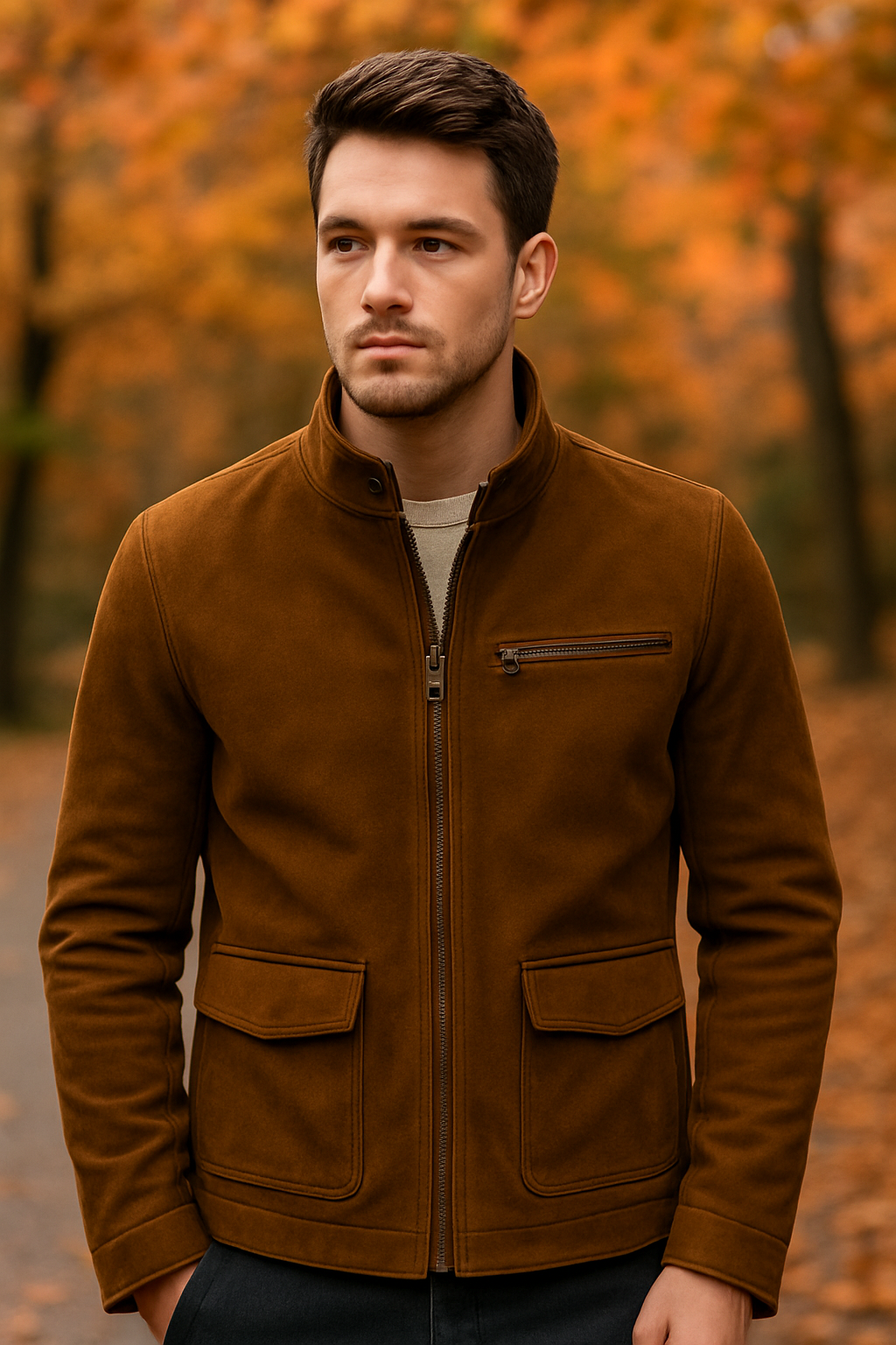 Russell Wildlederjacke