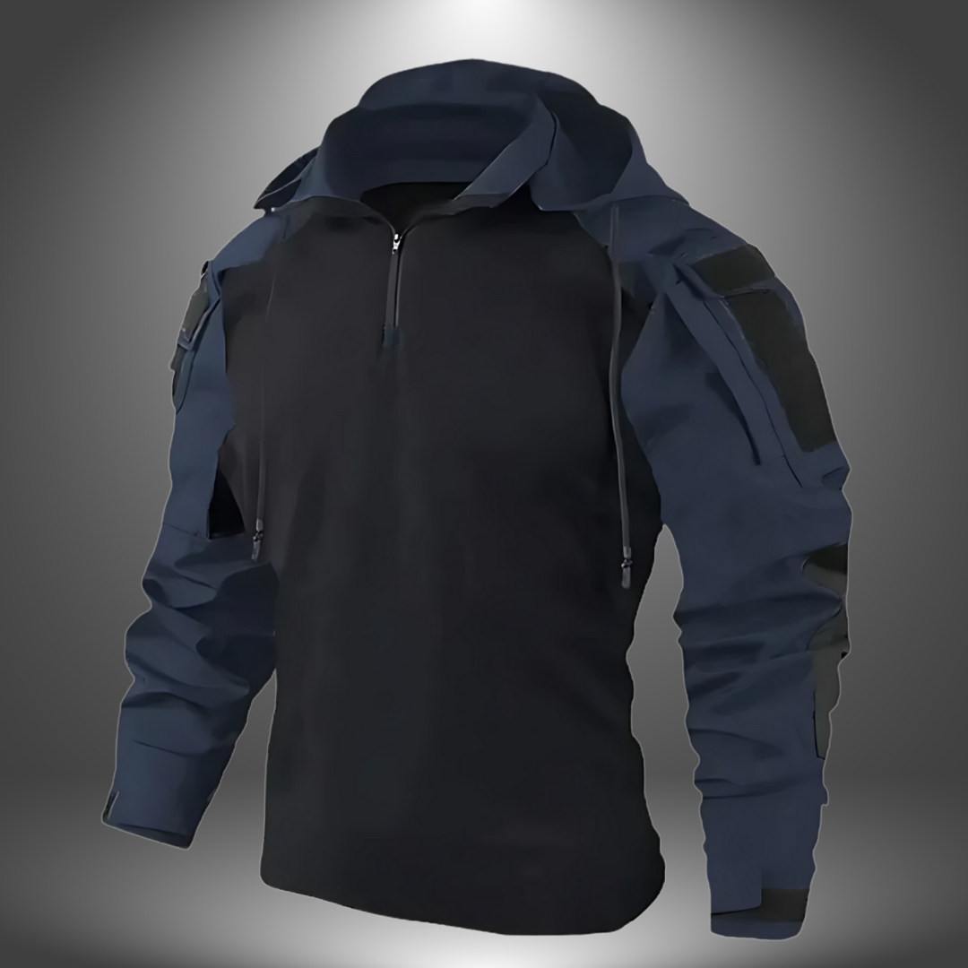 Premium robuster Militärjacke aus Baumwolle, bequem für den Herbst