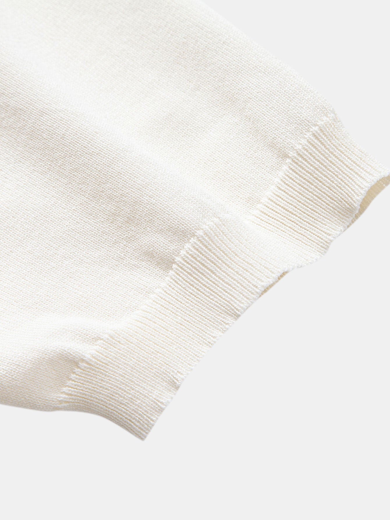 Gestreiftes Geometrisches Jacquard Poloshirt