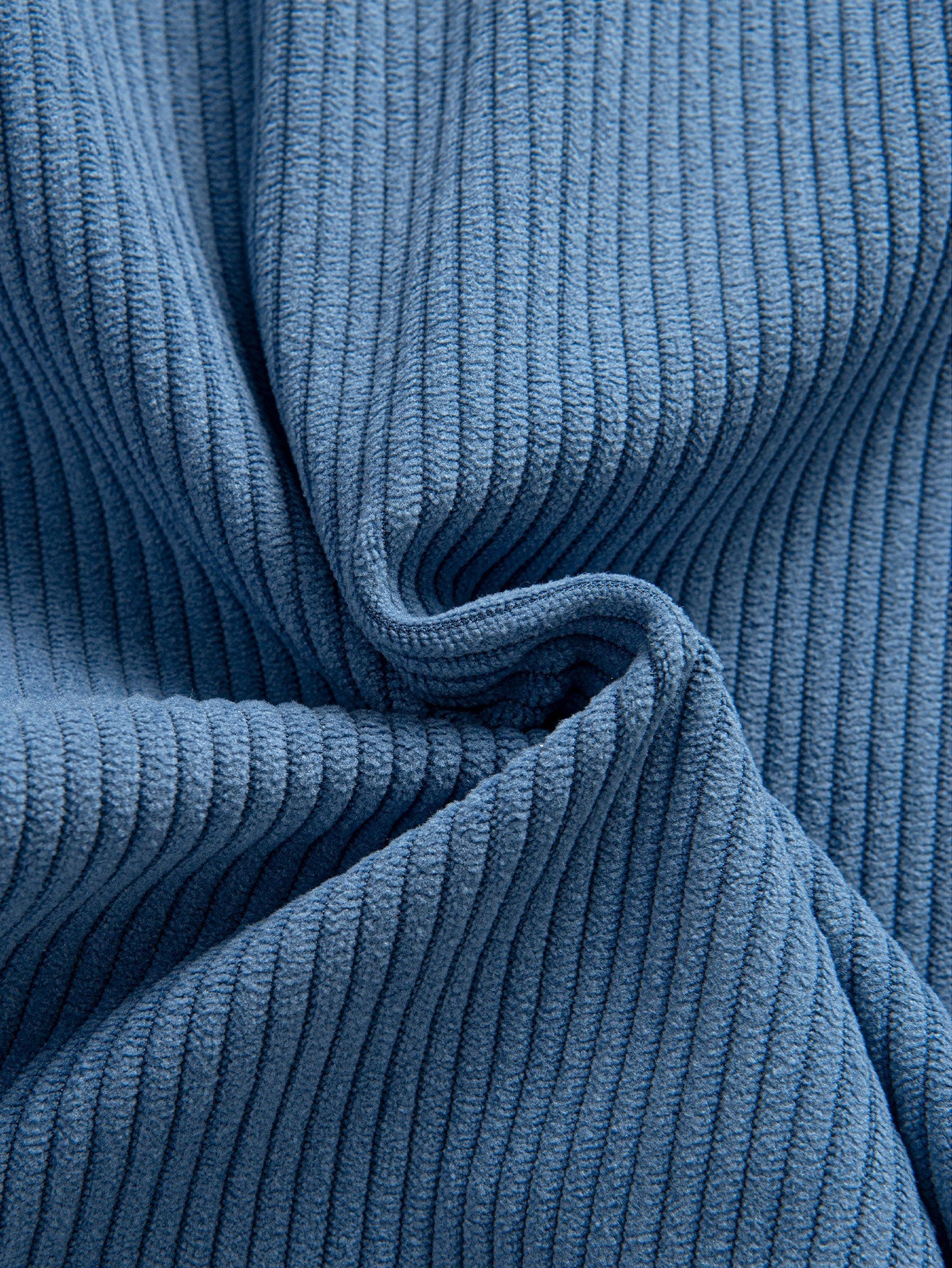 Langarm-Hoodie aus Cord mit kontrastierenden Farben