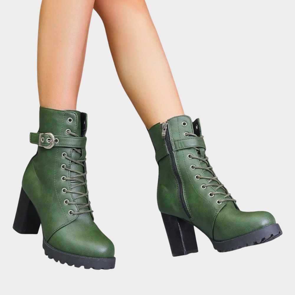 Quinn | Ankle Boots mit ausgestelltem Absatz