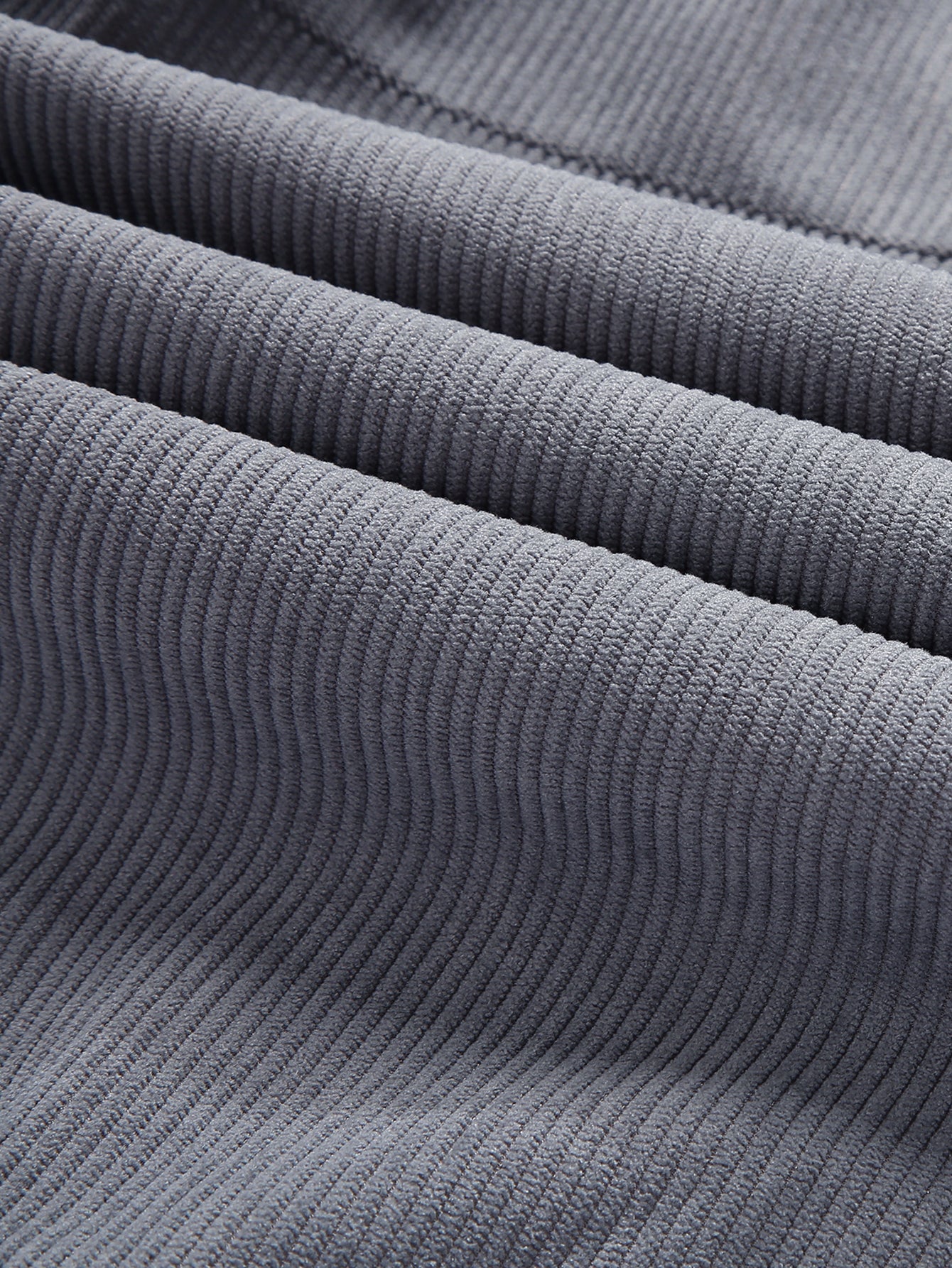 Cordjacke mit Reißverschluss und Teddyfutter