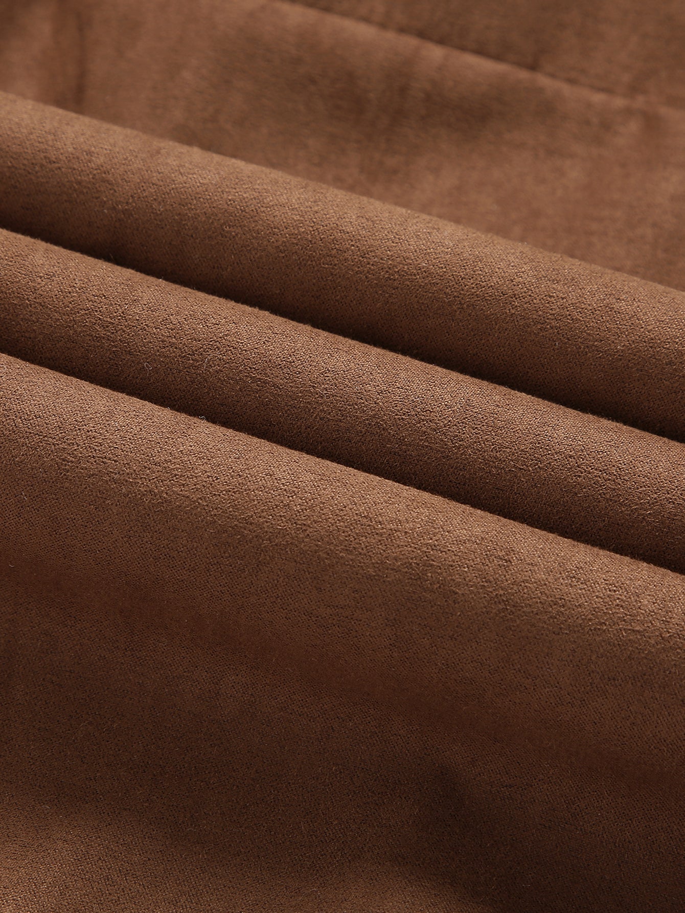 Wildlederjacke mit Teddyfutter und Taschen