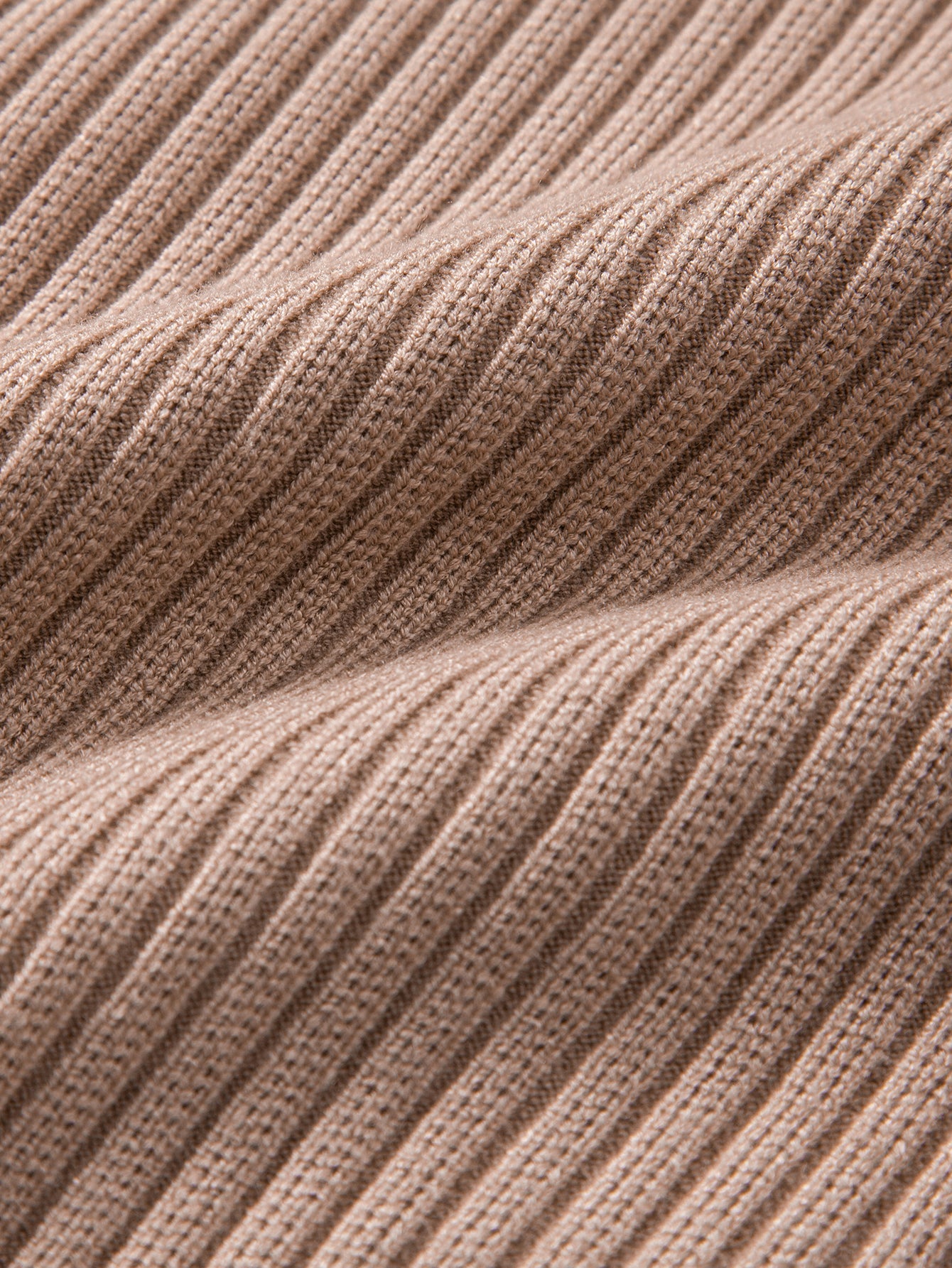 Gerippter Pullover mit Henley-Ausschnitt