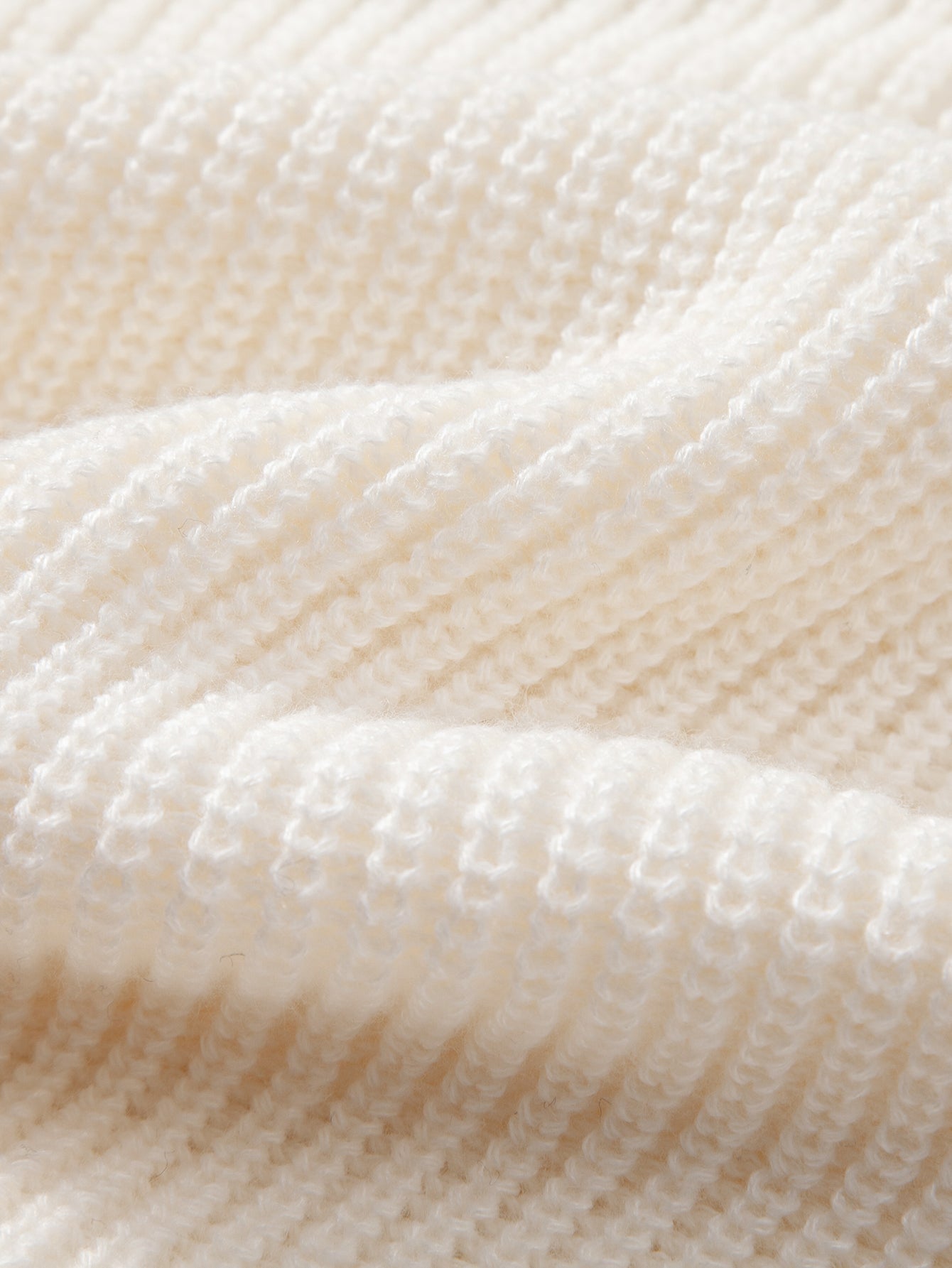 Langärmliges strukturiertes Strick-Polohemd