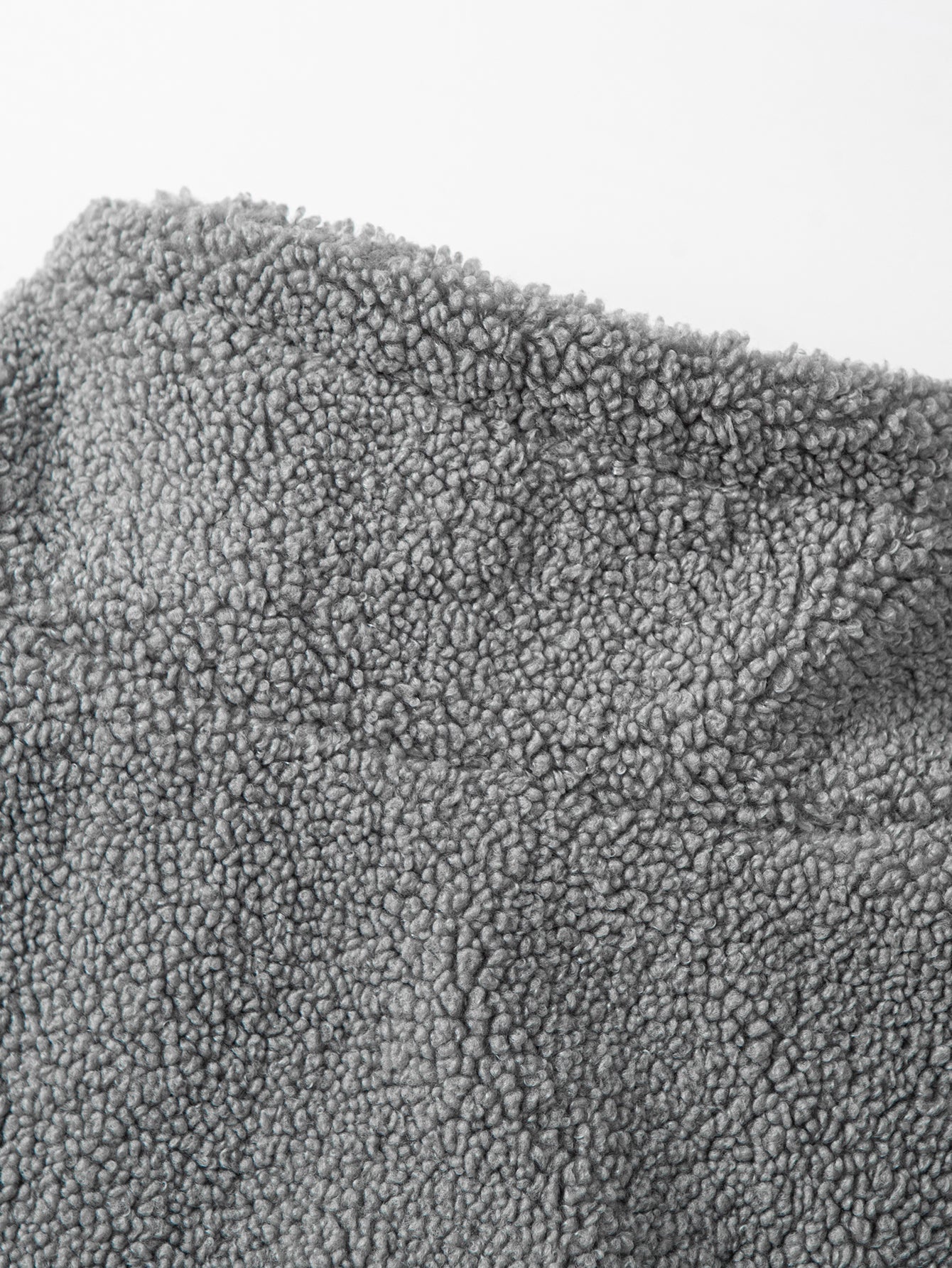 Farbblock Teddy Reißverschlussjacke