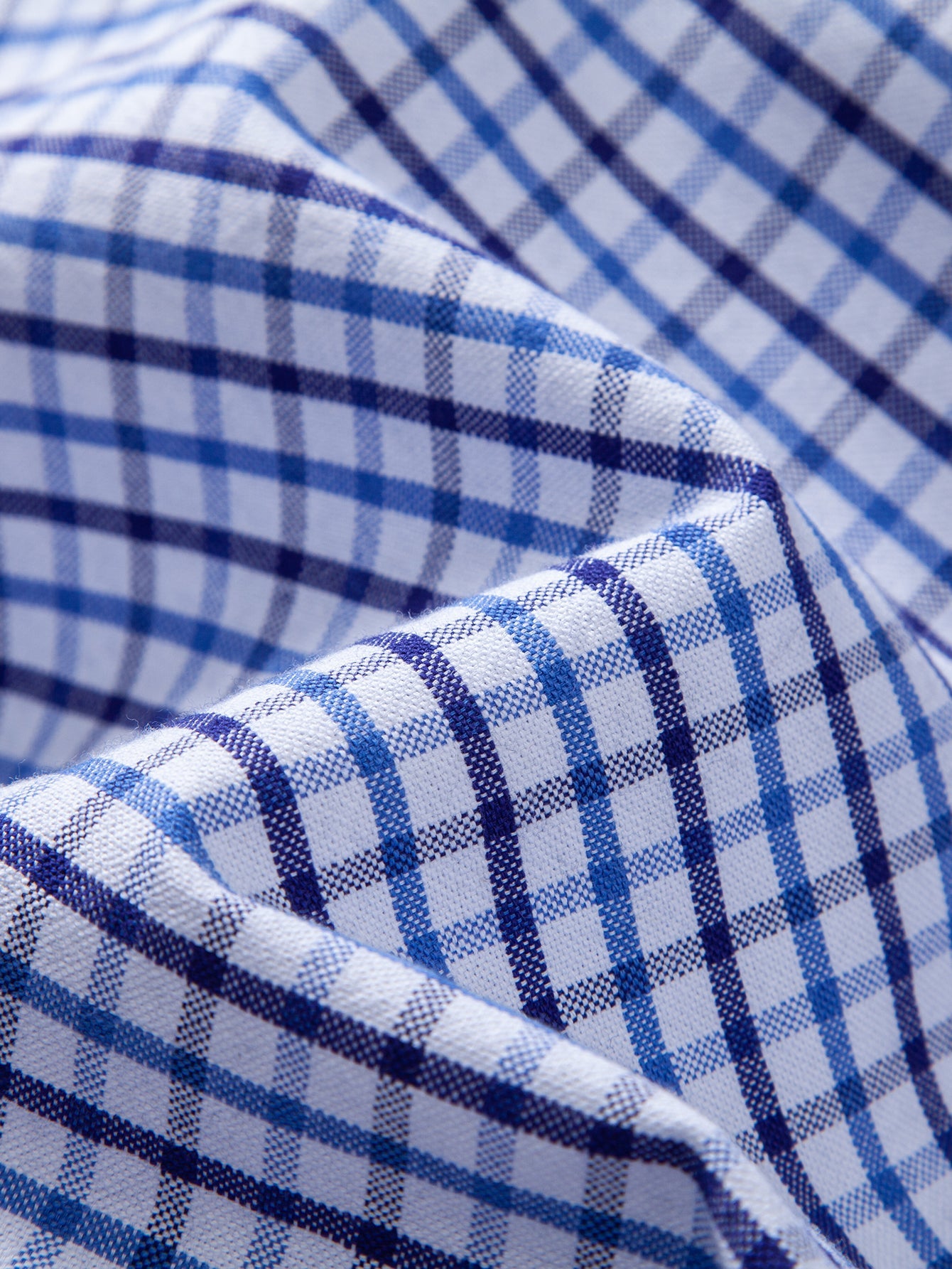 Karriertes Baumwollhemd mit Cowboy-Stickerei und Knöpfen