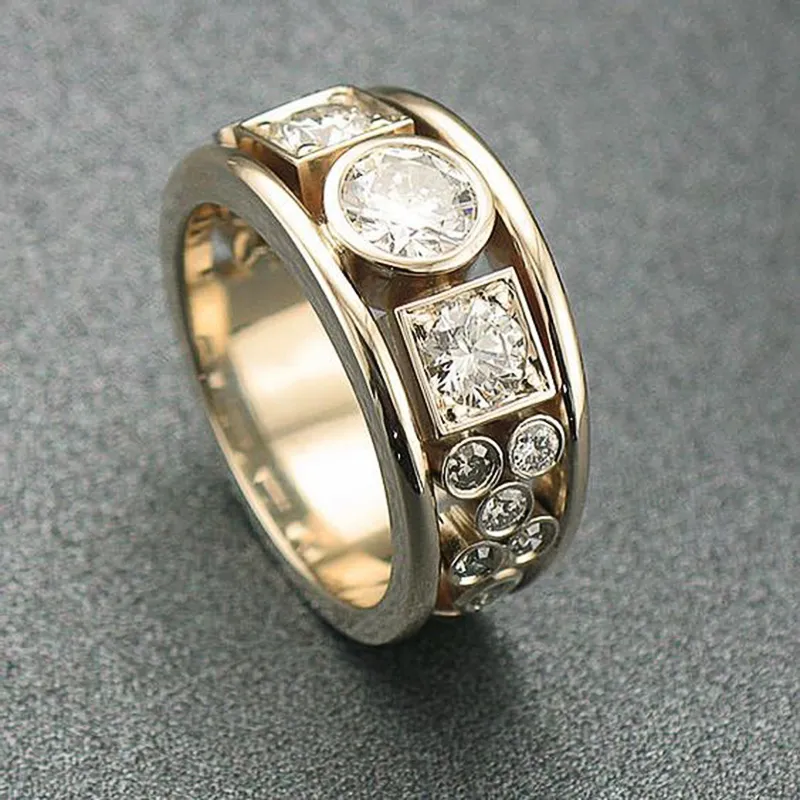 Vintage Zirkonia Goldring