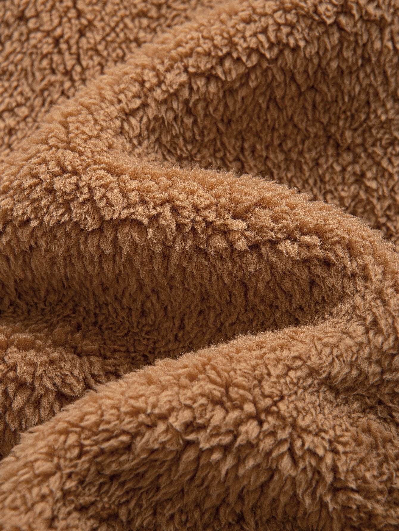 Teddy-Fleece-Knopf-Hoodie-Mantel