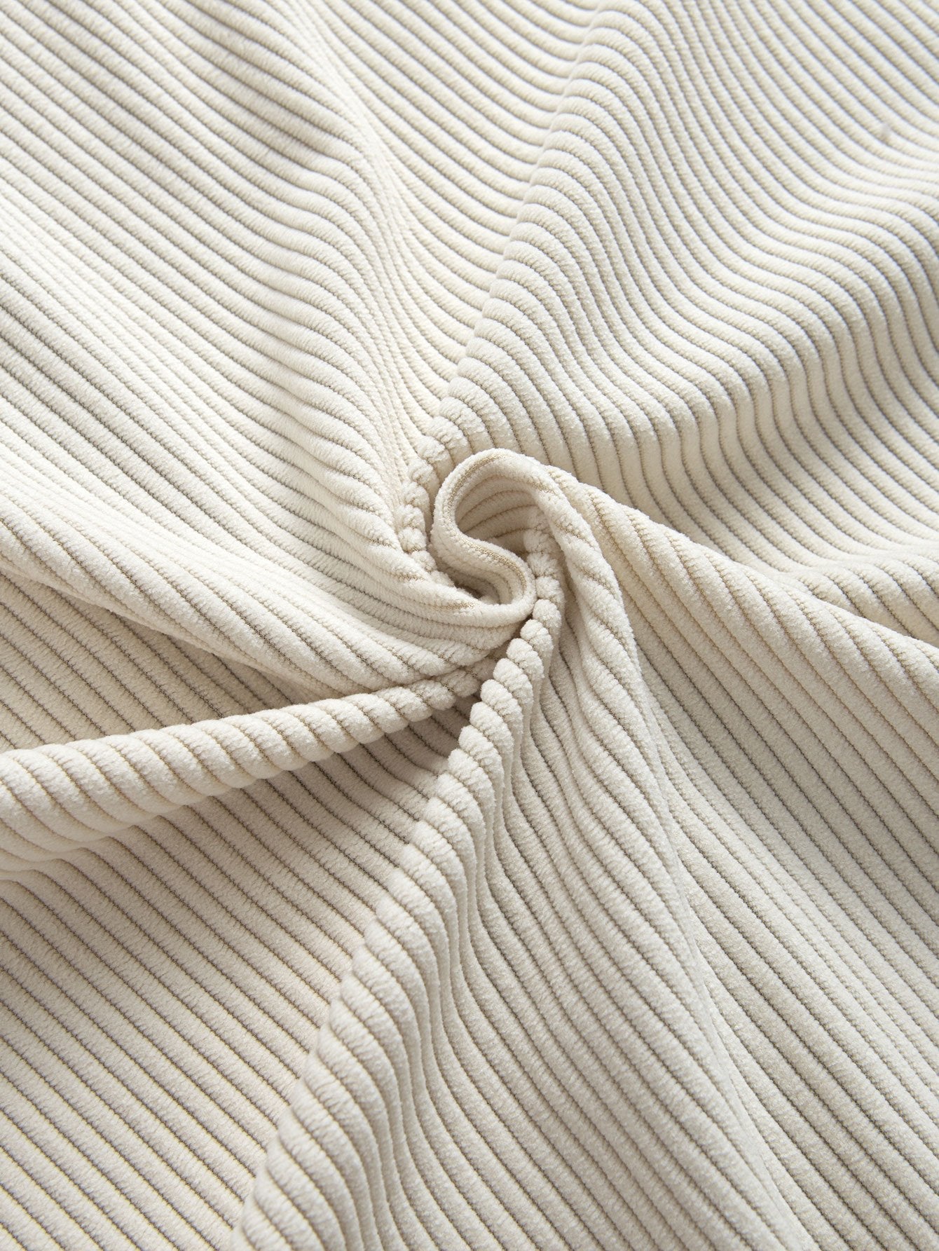 Farbblock Corduroy Hemd mit Knöpfen und gerade geschnittene Corduroy Hose