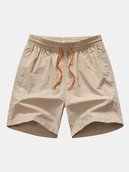 Palmenbaum-Muster Hemd mit Knöpfen und Badehose