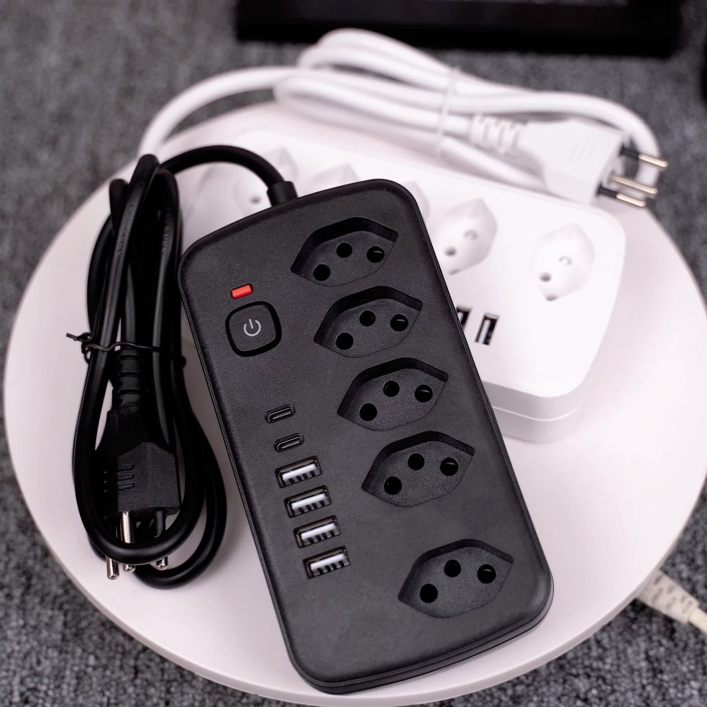 USB & AC Steckdosenleiste 11-in-1 – ideal für Zuhause, Büro & Studentenwohnheim