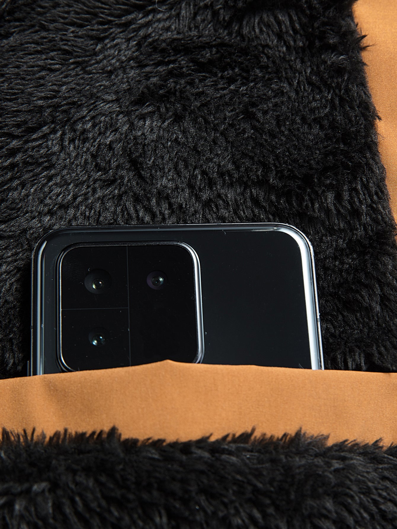 Teddy-Fleece Jacke mit Reißverschlusstaschen