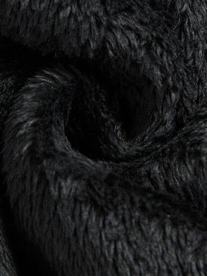 Teddy-Fleece Jacke mit Reißverschlusstaschen