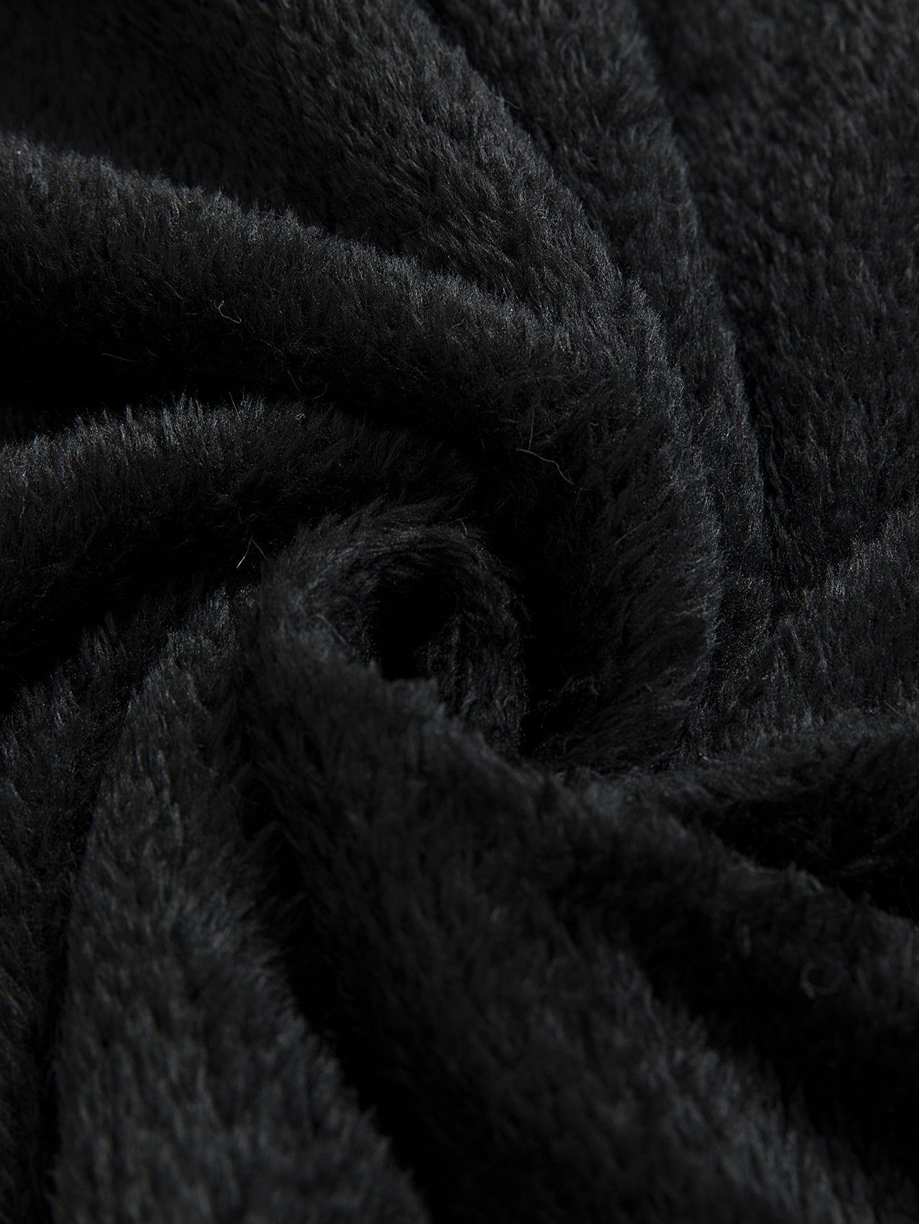 Kunstpelz Reißverschluss Stehkragen Weste