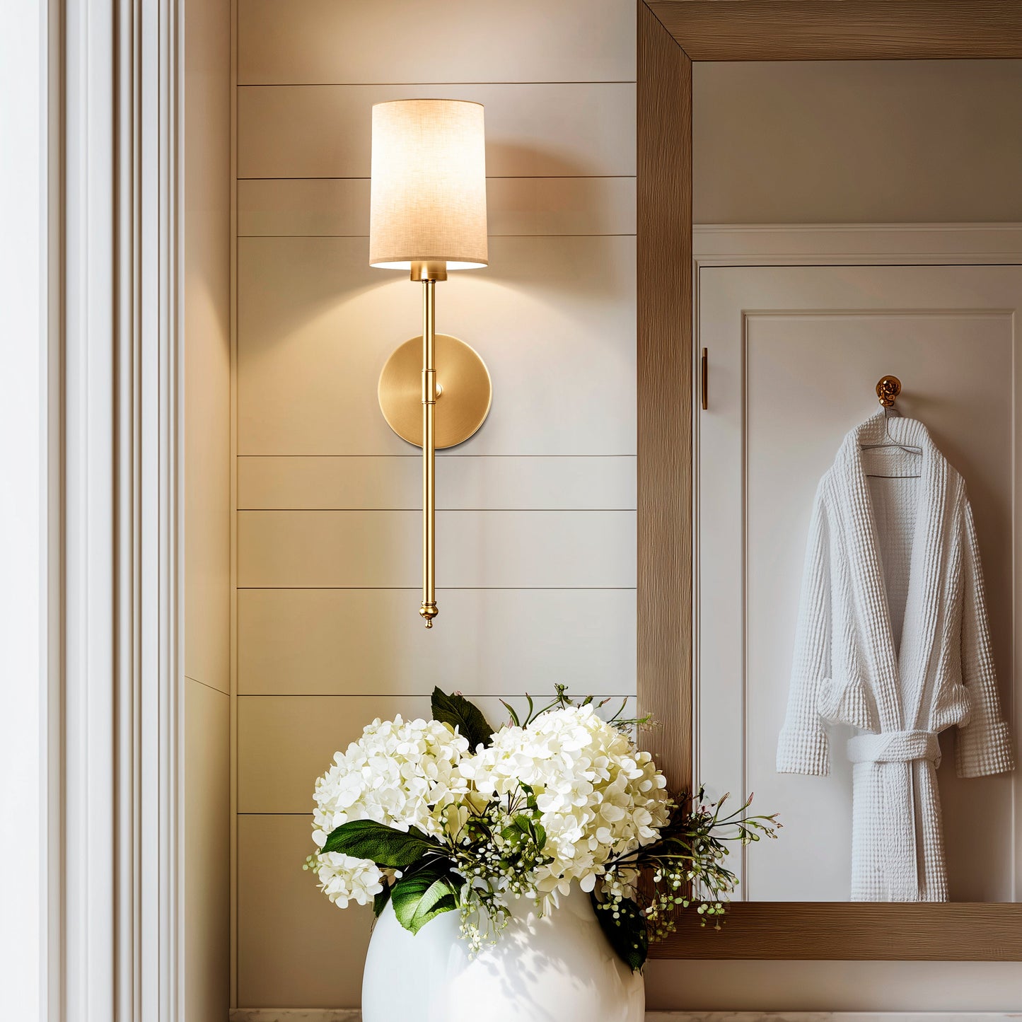 DRAHTLOSE ZYLINDRISCHE WANDLEUCHTEN (SET AUS 2)