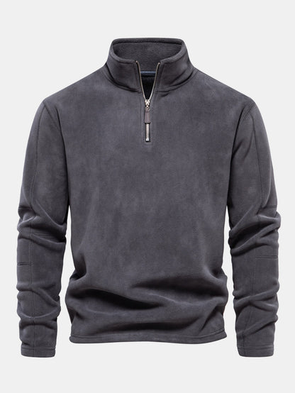Polar Fleece Quarter-Zip Sweatshirt