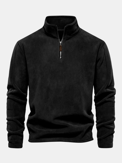 Polar Fleece Quarter-Zip Sweatshirt