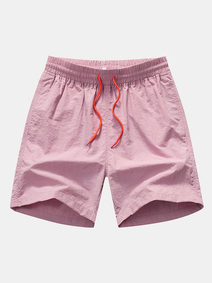 Flamingo-Print Hemd mit Knöpfen und Badehose