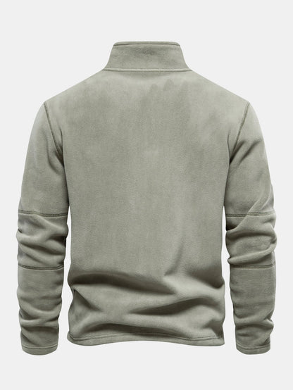 Polar Fleece Quarter-Zip Sweatshirt