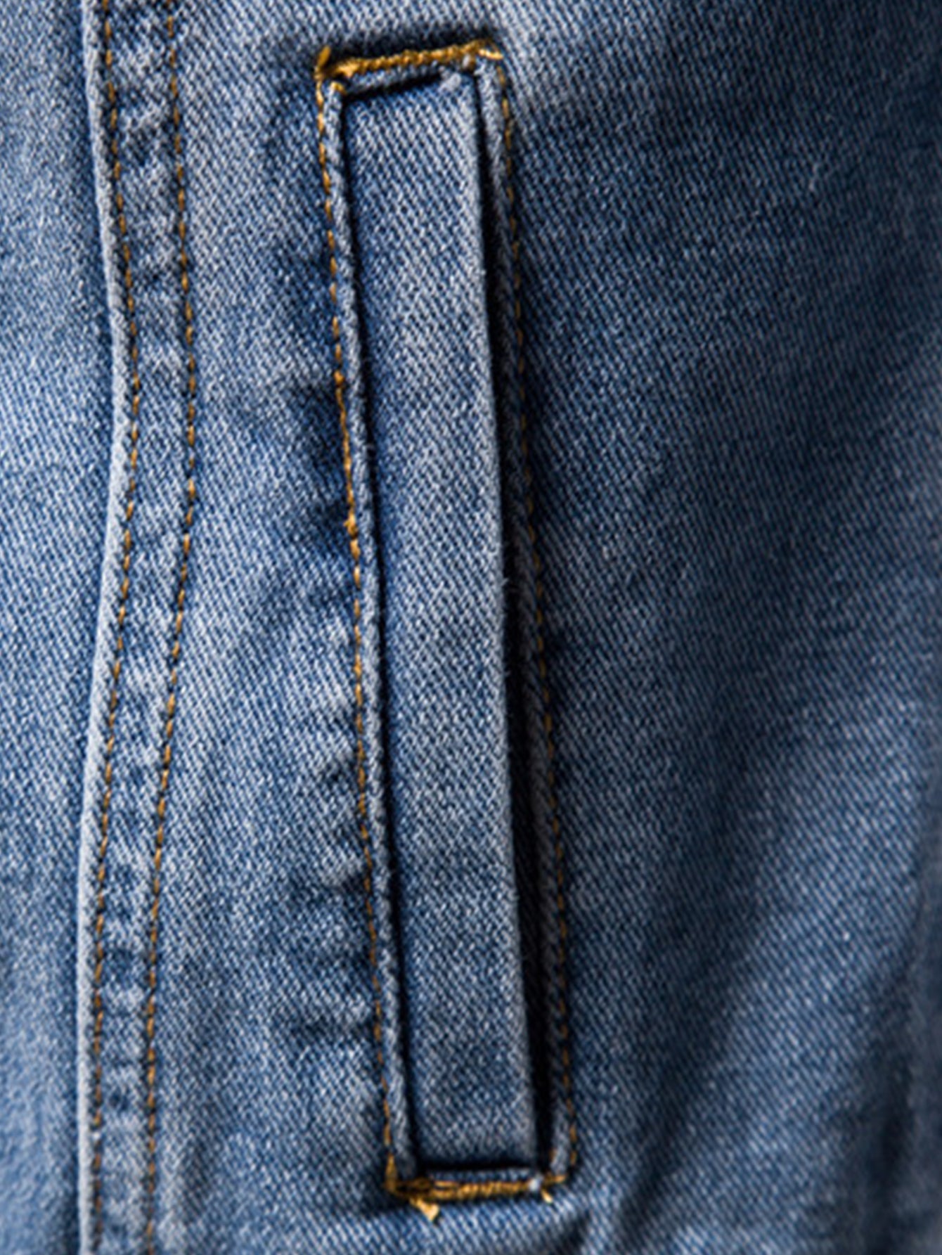 Vintage-Washed Jeansjacke