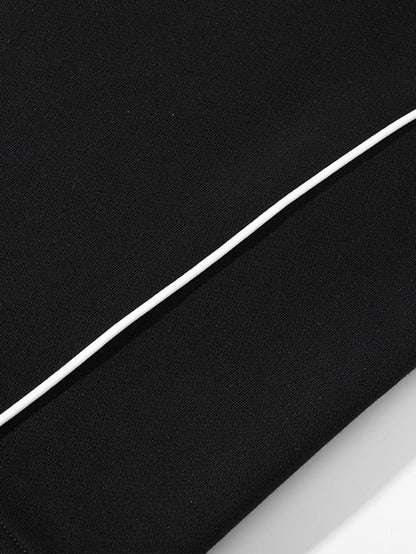 Relaxed Fit Sweatshirt mit Poloshirt-Kragen