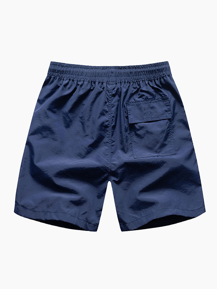 Insel Segeln Druck Kurzarm Hemd & Bade Shorts