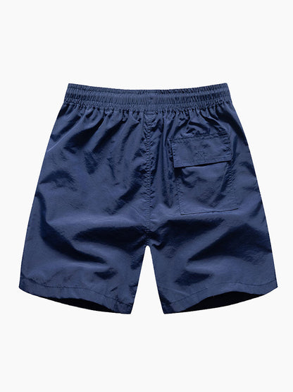 Insel Segeln Druck Kurzarm Hemd & Bade Shorts