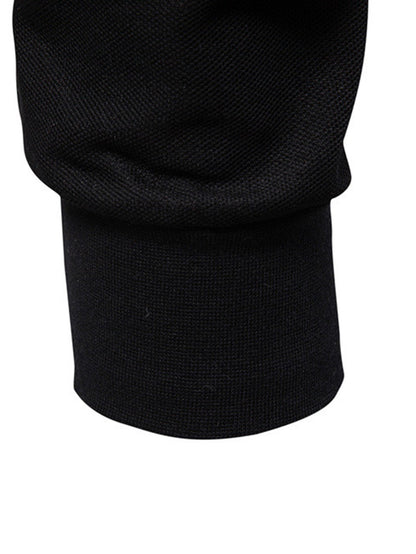 Langärmliges Poloshirt mit Giraffenstickerei