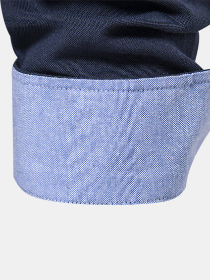 Oxford Langarmhemd mit Knopfdetails