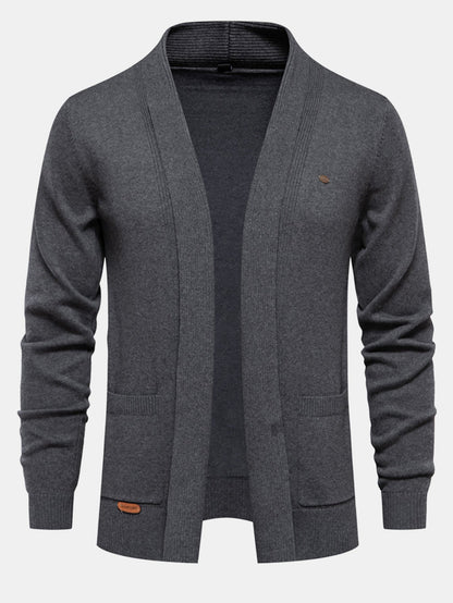 Cardigan-Pullover mit praktischen Taschen