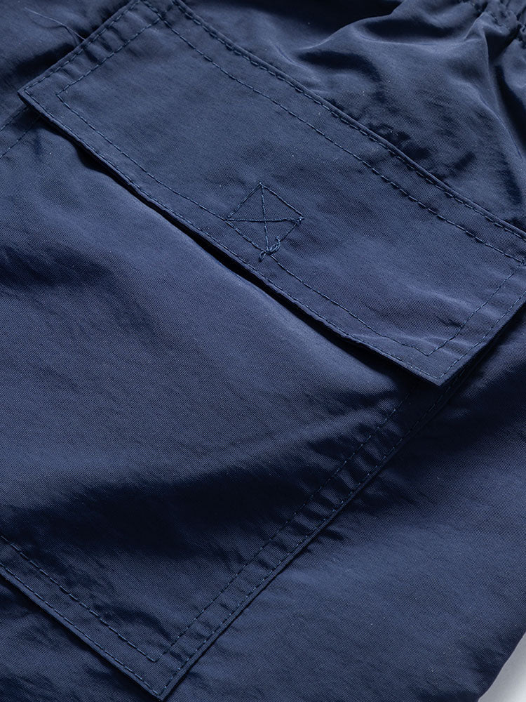 Insel Segeln Druck Kurzarm Hemd & Bade Shorts