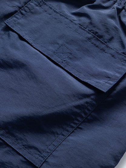 Insel Segeln Druck Kurzarm Hemd & Bade Shorts