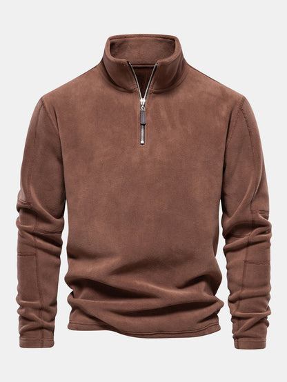 Polar Fleece Quarter-Zip Sweatshirt