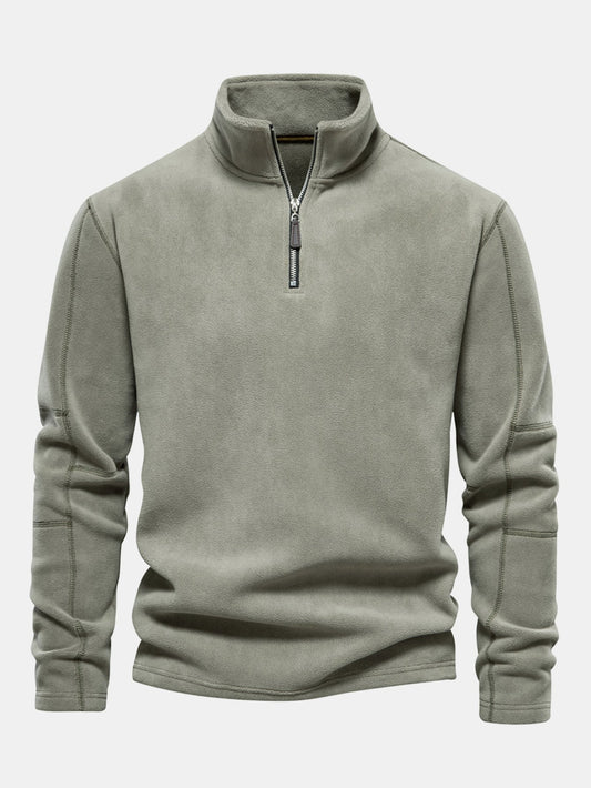 Polar Fleece Quarter-Zip Sweatshirt