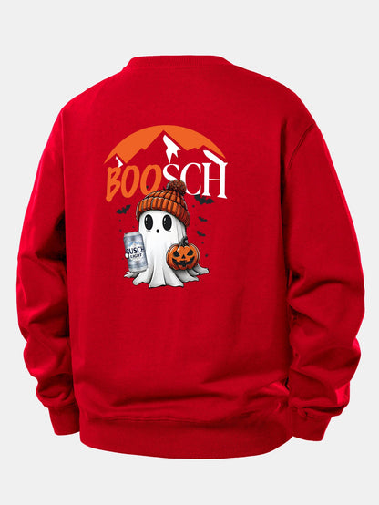BOOSCH Bier Geist Druck Relaxed Fit Sweatshirt
