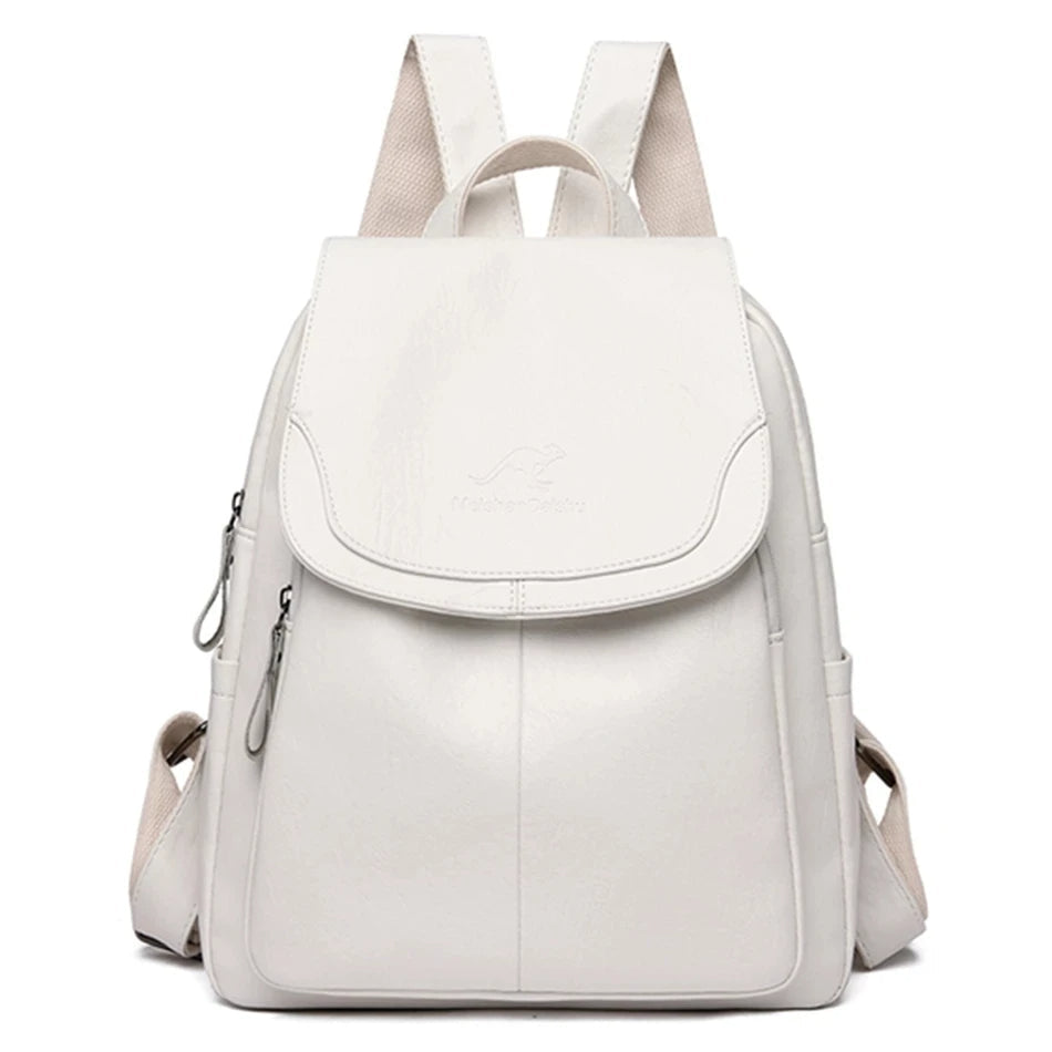Olivia - Sicherer Leder-Rucksack