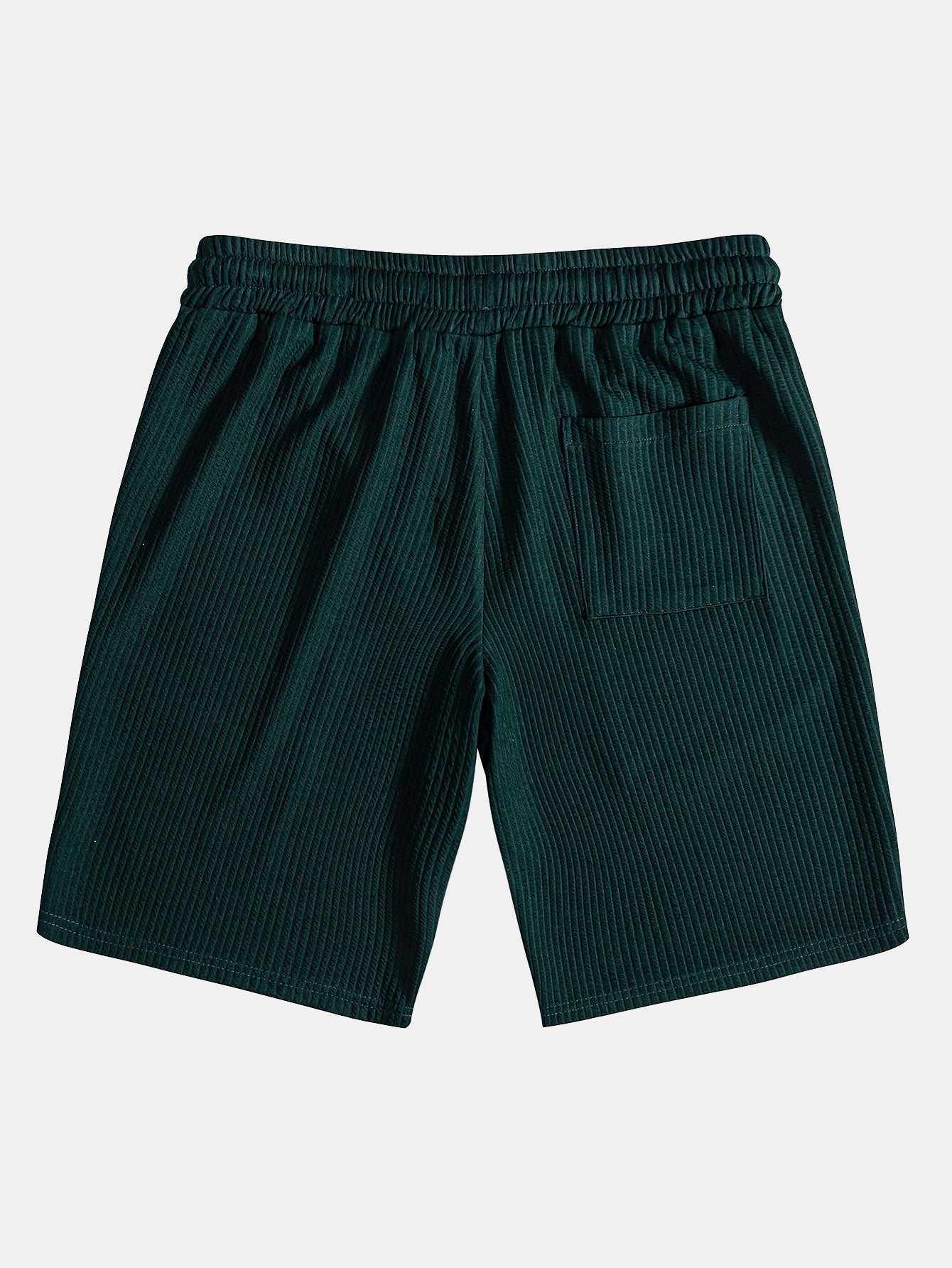 Muscle Fit Ripped Hem T-Shirt and Shorts Set