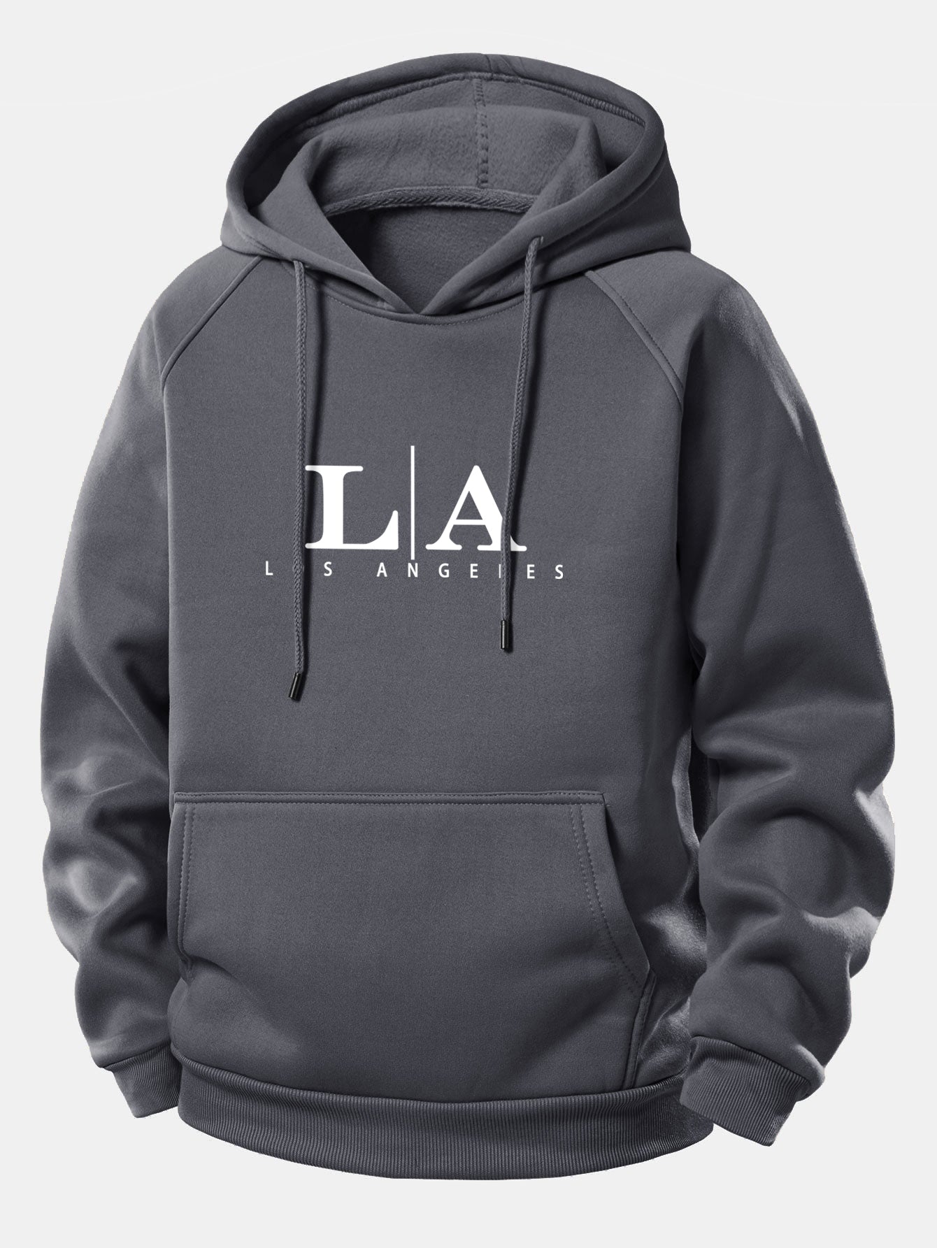 Los Angeles bedruckter Kordelzug-Hoodie
