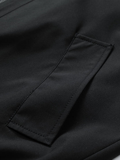 Kontrast 2 in 1 Kapuzen-Bomberjacke