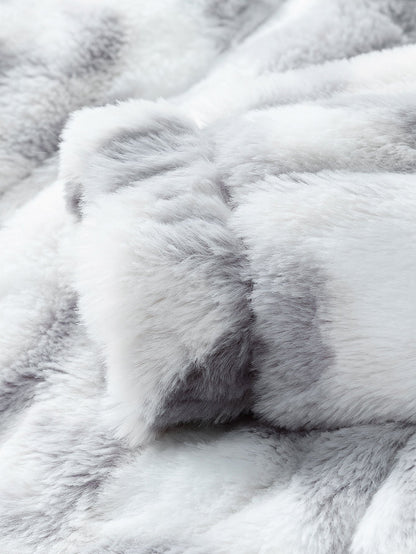 Kunstpelz Reißverschlussjacke