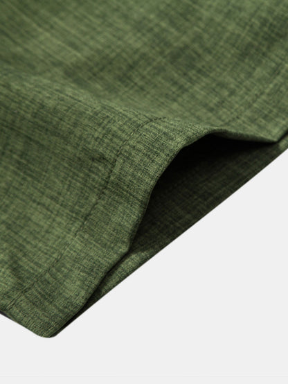 Kurzes Stehkragenhemd