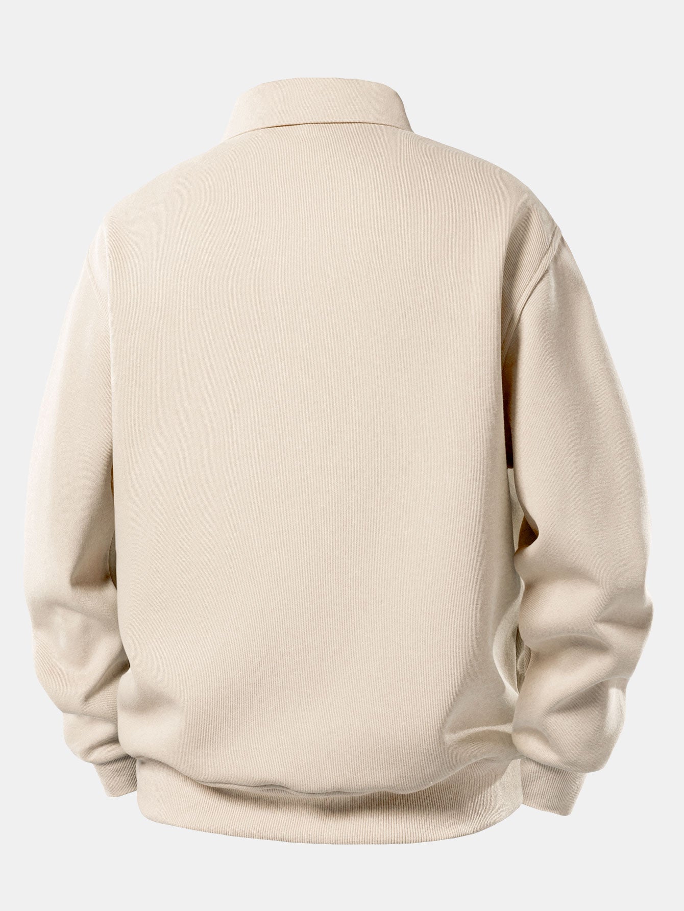 Pullover mit festem Poloshirt-Kragen