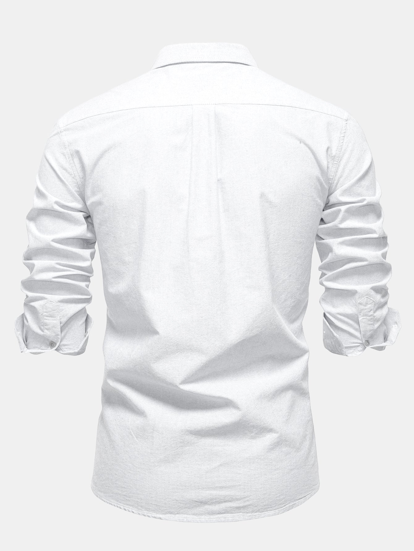 Cowboy-Stickerei Baumwoll-Oxford Hemd mit Knopfleiste