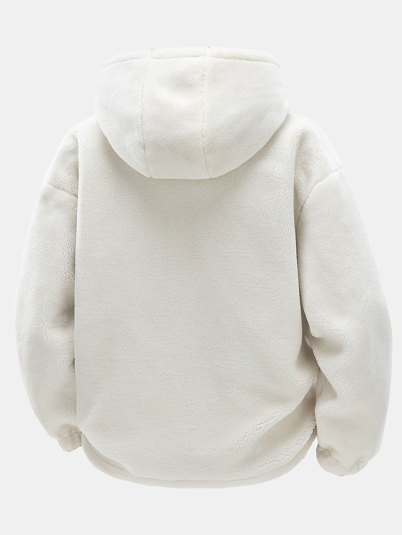 Teddy Corduroy Wendbare Kapuzenjacke